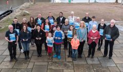 The winners of the 2017 Shetland Environmental Awards. Photo: Austin Taylor