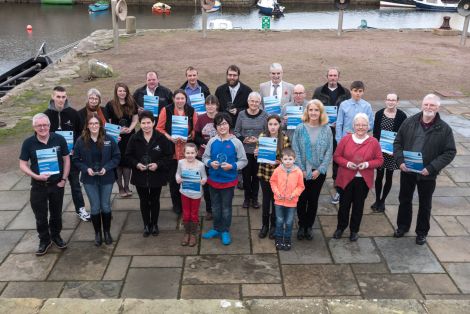 The winners of the 2017 Shetland Environmental Awards. Photo: Austin Taylor