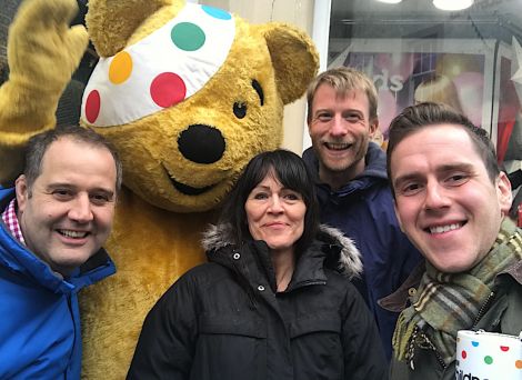 The team at BBC Radio Shetland is looking forward to a busy Children in Need night.