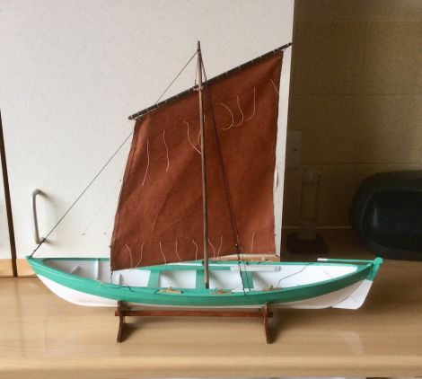 ...and a model of a Shetland yoal.