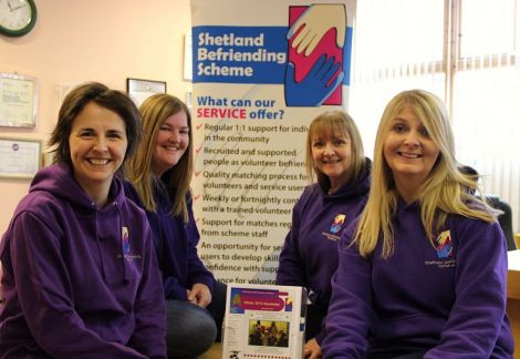 Shetland Befriending Scheme was one of the local charities benefiting from the Children in Need initiative - Photo: Shetland News.