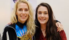 Top English comedian Sara Pascoe shared a bill with up-and-coming local comic Marjolein Robertson at Mareel on Saturday night. Photo: Shetland News/Alex Garrick Wright.