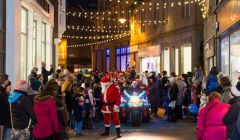 The annual Living Lerwick Christmas lights switch-on parade takes place on Saturday afternoon.