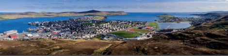 Architect Iain Malcolmson said some of the new houses could enjoy "spectacular views" over Lerwick.