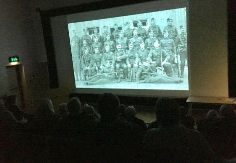 History teacher Jon Sandison who gave a lecture on the Battle of the Ancre. Photo: Courtesy Shetland Library