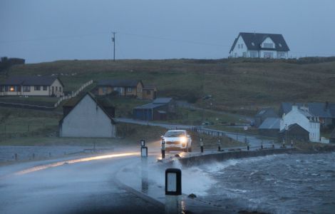 Several flooding alerts are in place across Shetland - Photo: Shetland News