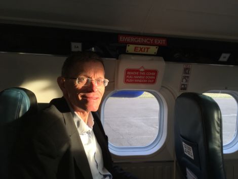 Travel expert Simon Calder, seen here flying with Loganair to Glasgow, said he was "mystified" that Flybe didn't take advantage of summer months.