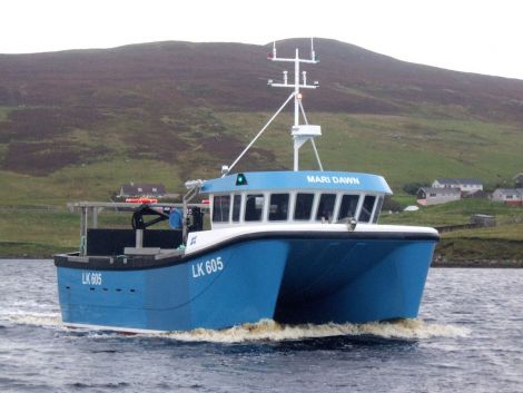 The Mari Dawn shellfish boat. The SSMO currently has over 100 licensed fishers. 