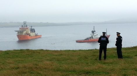 The helicopter salvage operation under way in August 2013. Photo: Garry Sandison