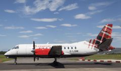 A Loganair Saab 340.