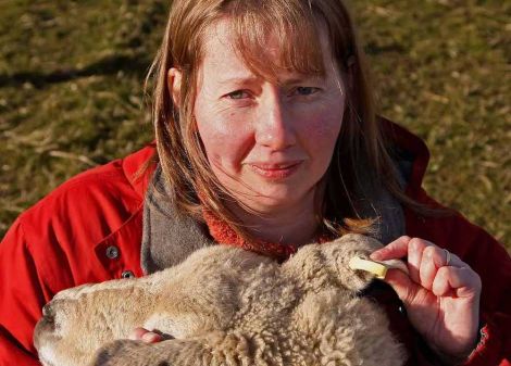 Cunningsburgh crofter Hazel Mackenzie is lobbying for a new farming policy