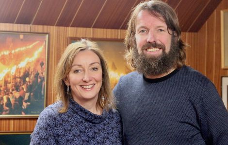 Elaine and Stewart Jamieson. Photo: Shetland News