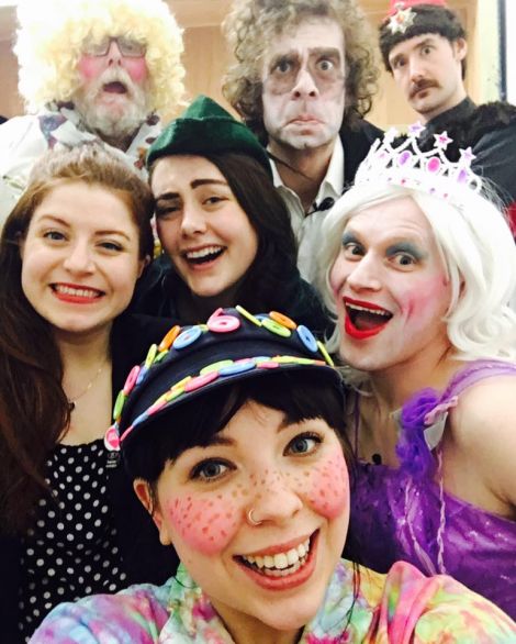 The Imposters had time for a quick selfie. Photo: Shetland Comedy/The Imposters