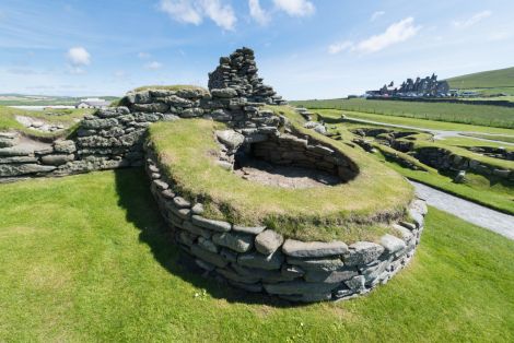 The Bronze Age broch and wheelhouses have survived for more than 4,000 years despite the sea’s best attempts to wash them away.