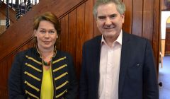 Former SNP MPs Michelle Thomson and Roger Mullin have formed Momentous Change to advise businesses on the impact of Brexit. Photo: Shetland News/Neil Riddell.