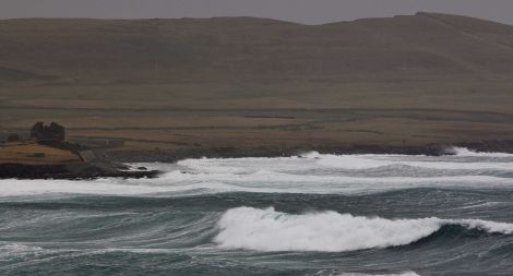 Historic Environment Scotland has rated Jarlshof as a "red risk" in relation to the impact of climate change. Photo: Ronnie Robertson.