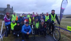 After two trial runs, the first official Bressay 'parkrun' takes place this Saturday. Photo: John Bateson.