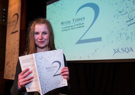 Anderson High pupil Rona Learmonth. Photo: SQA