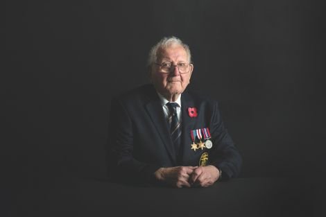 Veteran. Geordie Mainland, Lerwick.