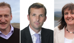 At loggerheads: northern isles constituency MSPs Tavish Scott and Liam McArthur and SNP Highlands and Islands MSP Maree Todd.