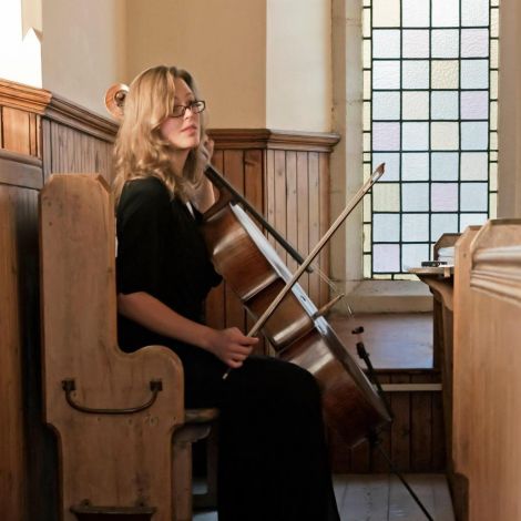 Cellist Abby Hayward.