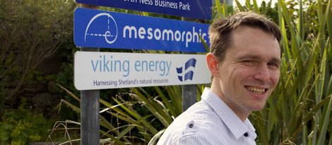 Mesomorphic managing director Barnaby Mercer. Photo: Hans J Marter/Shetland News