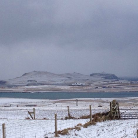 Cancellations at Sumburgh Airport were due to the closures of Edinburgh and Glasgow airports.