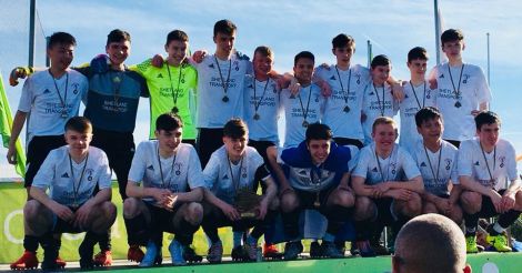 Lerwick Spurs are the Barcelona Easter Tournament winners. Photo: www.youthfootballscotland.co.uk