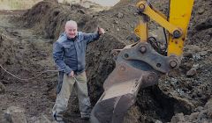 Pizzeria entrepreneur Henry MacColl is confident to have the eatery open before Christmas. Photo: Hans J Marter/Shetland News