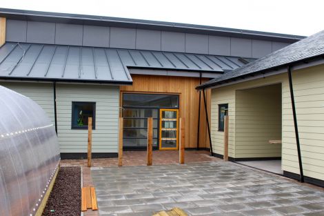 The work to build the replacement Eric Gray centre is progressing well. Photos: Chris Cope/Shetland News