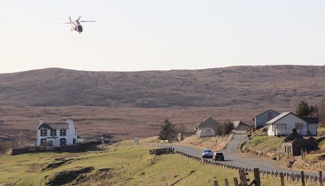 The coastguard helicopter, Lerwick lifeboat and coastguard rescue teams were involved in the search on Thursday. Photo: Shetland News