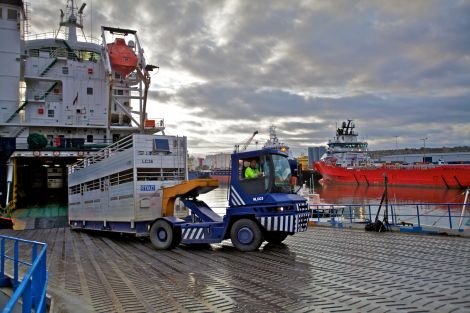 NorthLink's livestock carrier.