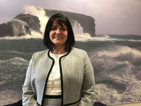 HIAL chairwoman Lorna Jack. Photo courtesy of BBC Radio Shetland.