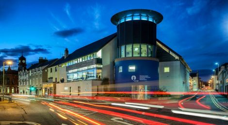 The An Lanntair arts centre in Stornoway.