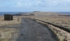 The potential site at Lamba Ness in Unst.