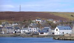 The Scalloway waterfront. Photo: SIC