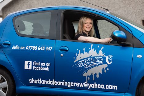 Julie Leith started The Shetland Cleaning Crew with the help of Business Gateway earlier this year.