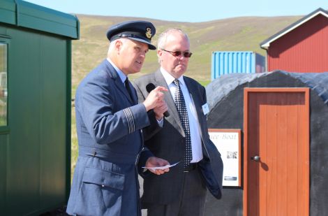 RAF Lossiemouth squadron leader Bryan Parsons.