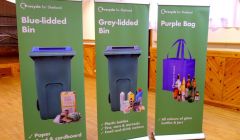 The council's recycling banners