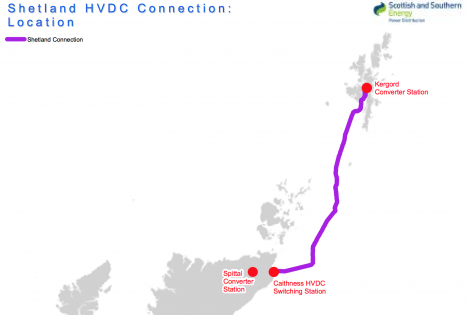 Plans for the cable taken from a booklet given out by SSEN in 2016.