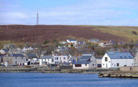 Hjaltland Housing Association's waiting list for Scalloway is 45. Photo: SIC