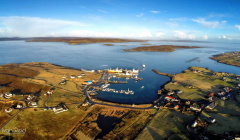 Ivan Reid's photograph of Whalsay.