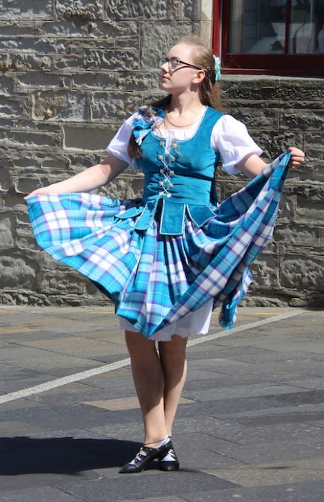 Visitors were treated to some Scottish highland dancing courtesy of Molly Williams. Photo: Hans J Marter/Shetland News