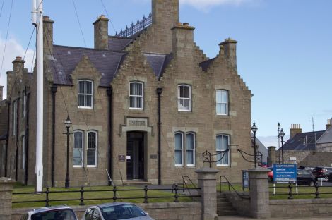 Lerwick sheriff court.