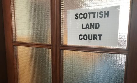 The Scottish Land Court was sitting in the islesburgh Community Centre