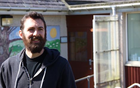 Valhalla Brewery owner Alistair Morgan outside his new premises at Voe. Photo: Hans J Marter/Shetland News