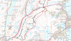 The proposed layout of the Mossy Hill wind farm.