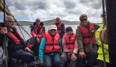 Enjoying a sail in the Vaila Mae. Photo Maurice Henderson