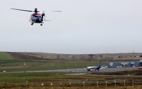 Scatsta Airport. Photo: Shetland News