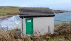 The Gulberwick pumping station. Photo: Shetland News